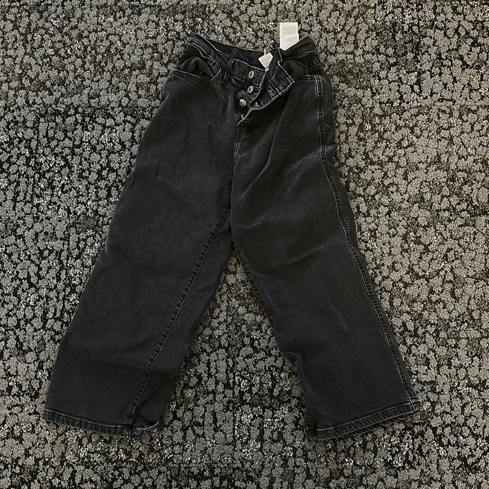 LEVI BLACK WIDE LEG PANTS